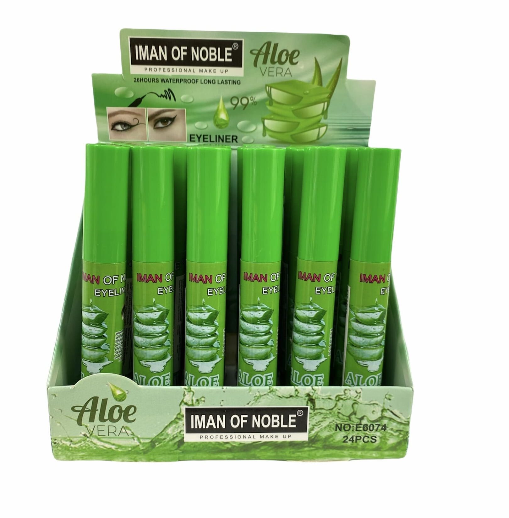 Delineador negro con Aloe vera