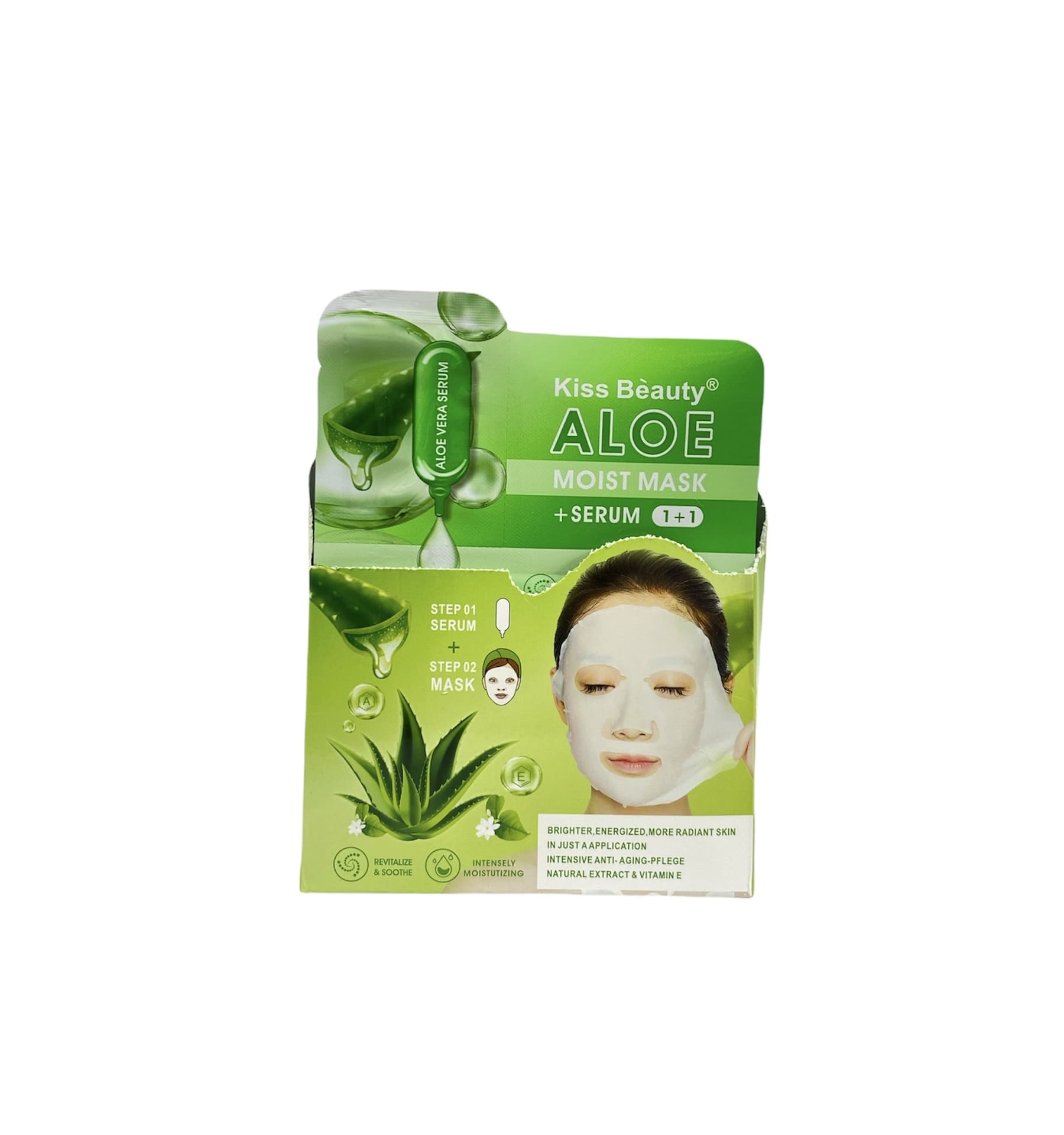 Mascarilla + Serum Facial de Aloe Vera
