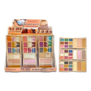 Paleta de sombras + iluminador