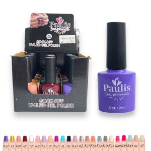 Esmalte SemiPermanente Paulis Color 12ml (box x color ) 23 COLORES