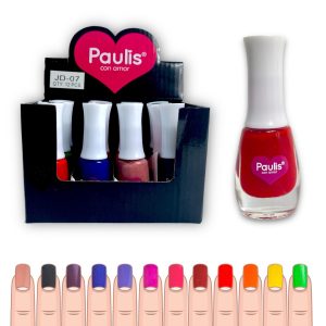 Esmalte Tradiciona Paulis 15ml (Combinacion Arcoiris )